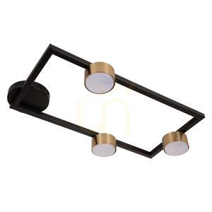 Stropní svítidlo Sigma FRAME 3 černo-zlaté 57,5 cm GX53 41284 small 0