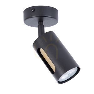 Stropní svítidlo Sigma FLOW 1 černé/zlaté GU10 10W 41216 small 0