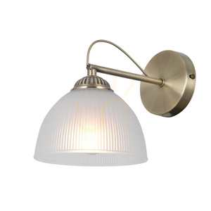 Nástěnné svítidlo Italux Moreti E27 antická mosaz, bílý opál WL-40623-1-AB small 6