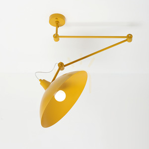Stropní a nástěnné svítidlo Aldex Melos Mustard hořčicově žluté E27 808PL_G14 small 3