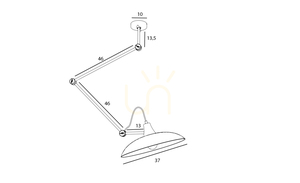 Stropní a nástěnné svítidlo Aldex Melos Mustard hořčicově žluté E27 808PL_G14 small 4