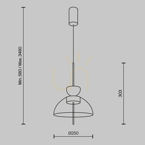 Závěsná lampa BANGKOK MOD185PL-L12CG3K2 Maytoni small 8