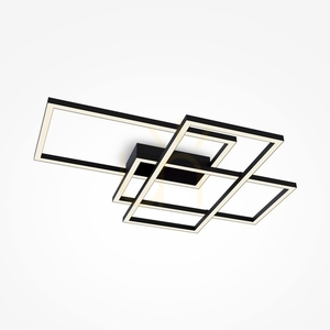 Černé stropní LED svítidlo Maytoni Rida MOD016CL-L80BK 78 W 2872/2876 lm CCT 3000/4000 K 78 cm small 0