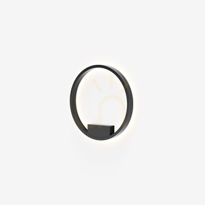 Nástěnné svítidlo RIM MOD058WL-L25BK Maytoni černý prstenec Ø40 cm LED 23 W 3000/4000 K small 4