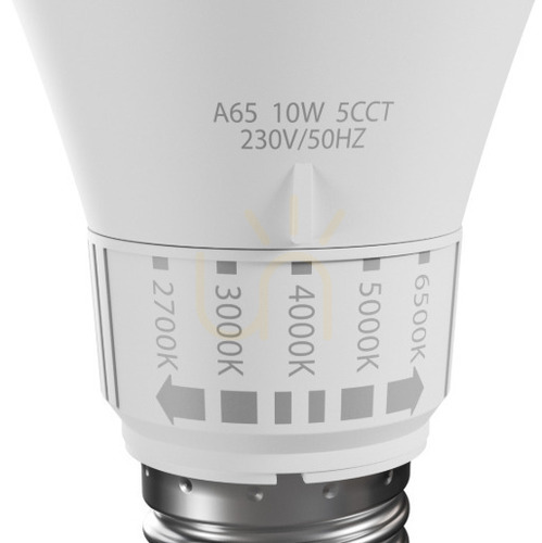 Kontrola LED žárovka CCT 5v1 E27 10 W – nastavitelná barva světla 2700K–6500K
