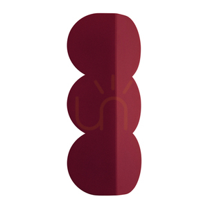 Nástěnné svítidlo BISCUIT burgundy small 0