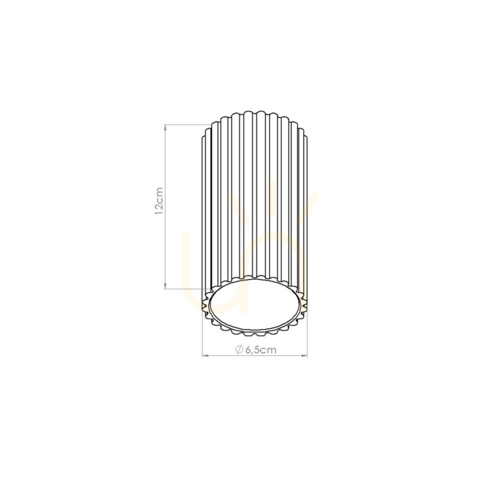 Kontrola IVAR broskvový LED plafond 3000K