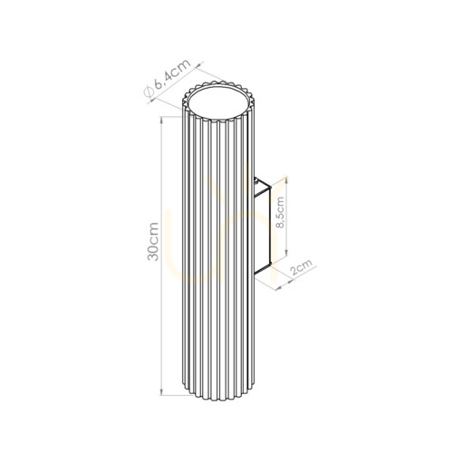 Kontrola Vínová nástěnná LED lampa IVAR 4000K