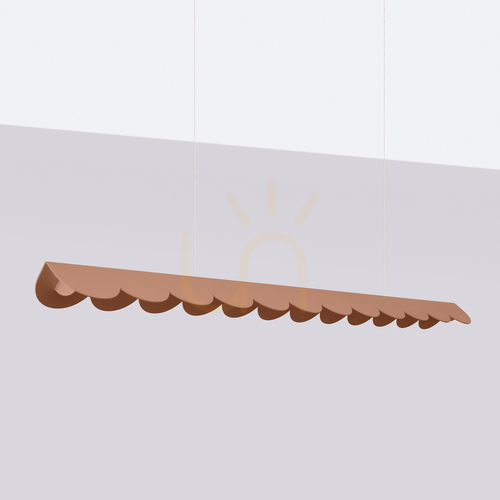 Kontrola BISCUIT mocca LED 3000K závěsná lampa