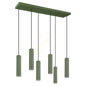 IVAR 6L závěsná lampa LED olivově zelená 3000K small 0