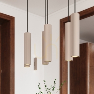 Závěsné svítidlo IVAR 6L taupe LED 4000K small 7