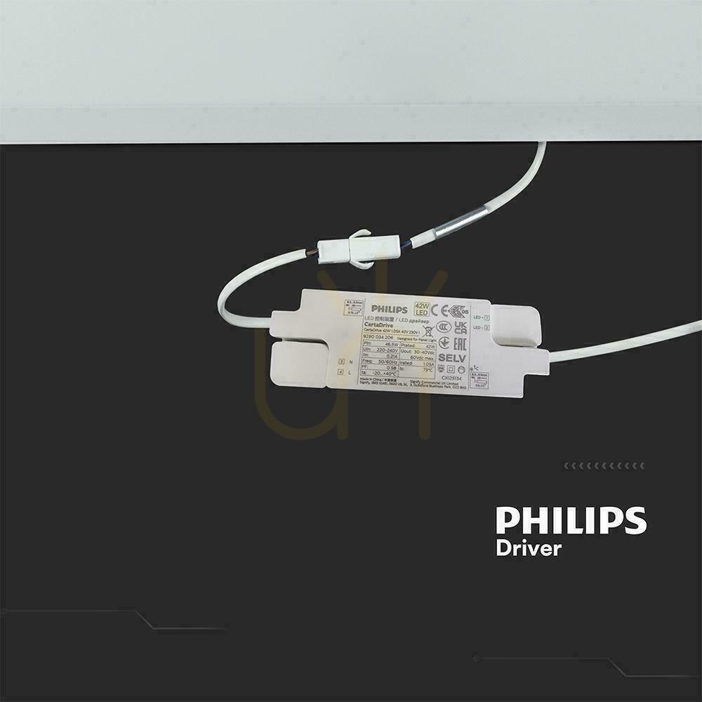 Zobrazit LED panel V-TAC 40W 600x600 LED podsvícení 33mm 120Lm/W Napájení PHILIPS VT-61040 4000K 4800lm Záruka 5 let LED panel V-TAC 40W 600x600 LED podsvícení 33mm 120Lm/W Napájení PHILIPS VT-61040 4000K 4800lm Záruka 5 let