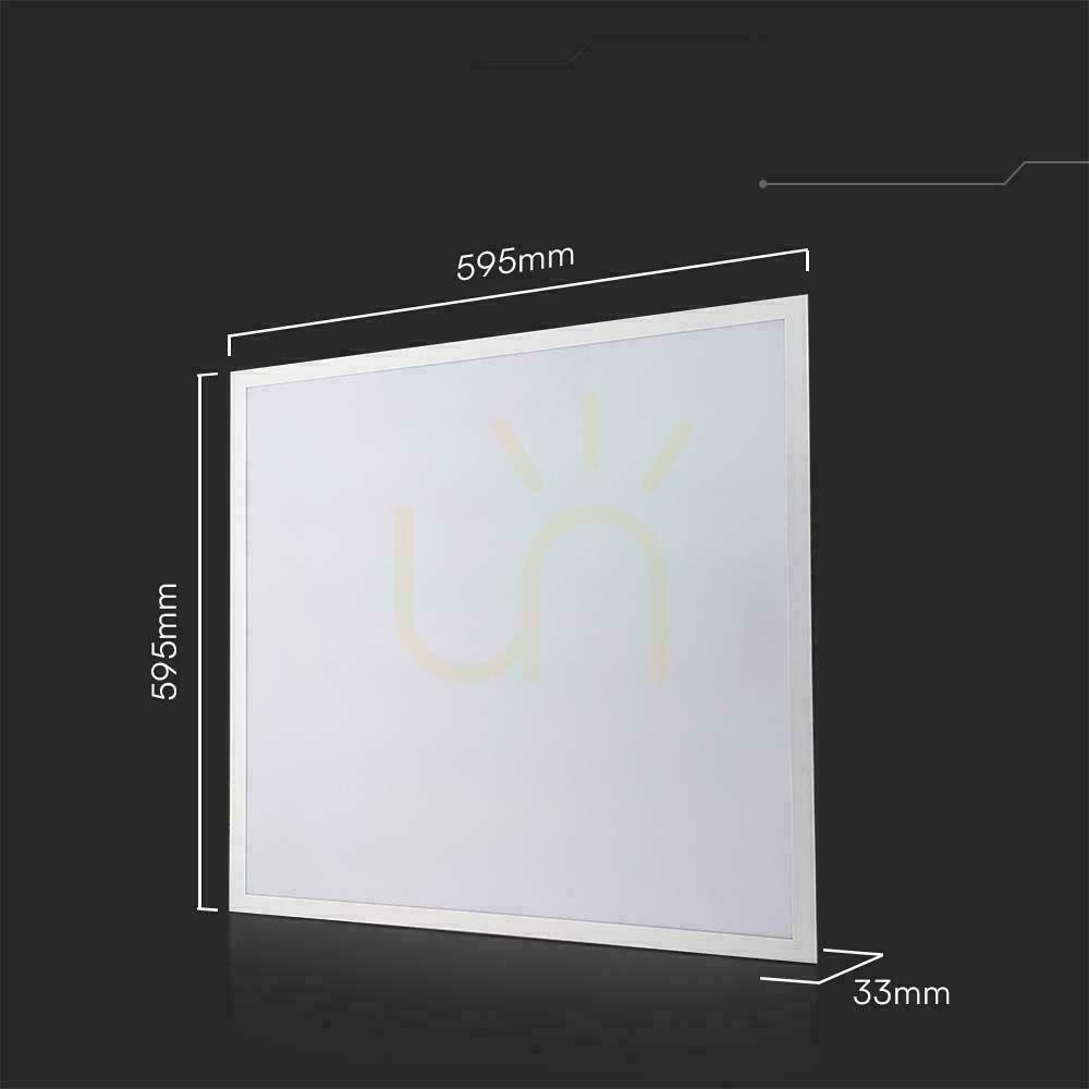 Pohled LED panel V-TAC 40W 600x600 LED podsvícení 33mm 120Lm/W Napájení PHILIPS VT-61040 4000K 4800lm Záruka 5 let LED panel V-TAC 40W 600x600 LED podsvícení 33mm 120Lm/W Napájení PHILIPS VT-61040 4000K 4800lm Záruka 5 let