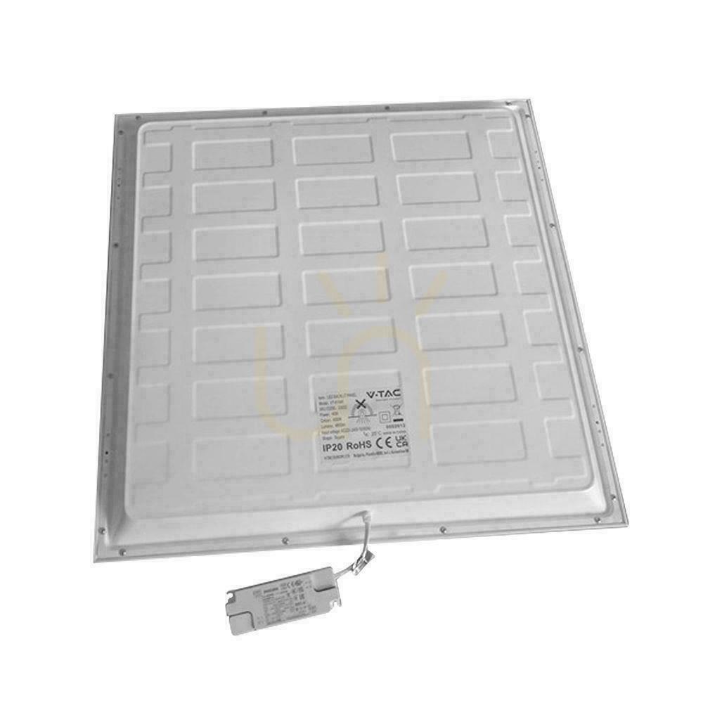Pohled LED panel V-TAC 40W 600x600 LED podsvícení 33mm 120Lm/W Napájení PHILIPS VT-61040 6500K 4800lm Záruka 5 let LED panel V-TAC 40W 600x600 LED podsvícení 33mm 120Lm/W Napájení PHILIPS VT-61040 6500K 4800lm Záruka 5 let