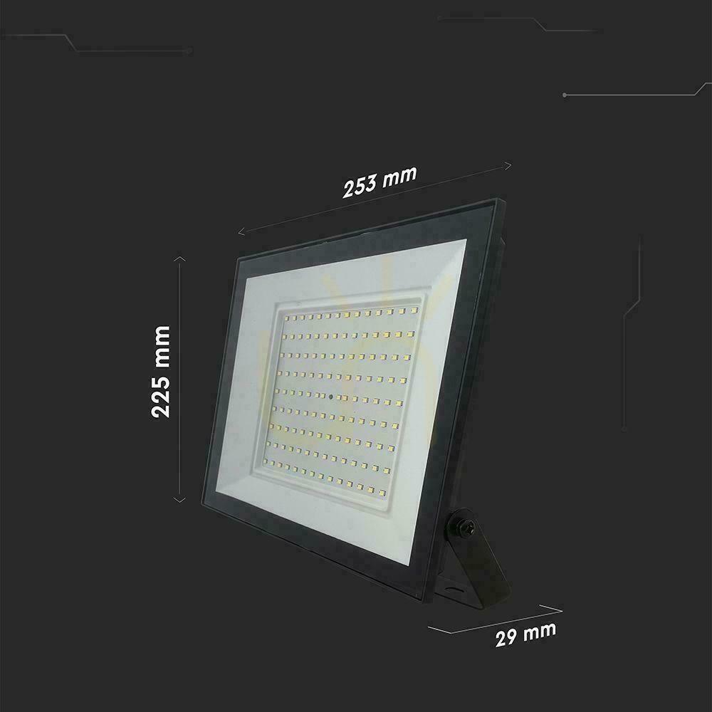 Zobrazit V-TAC 100W LED SMD 4000K projektor černý VT-44109 4000K 8150lm. V-TAC 100W LED SMD 4000K projektor černý VT-44109 4000K 8150lm.
