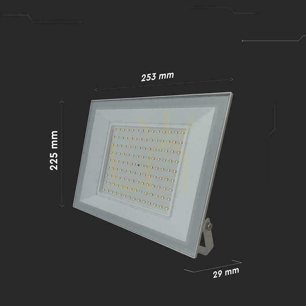 Zobrazit V-TAC 100W LED SMD projektor 6500K bílý VT-44109 6500K 8150lm. V-TAC 100W LED SMD projektor 6500K bílý VT-44109 6500K 8150lm.