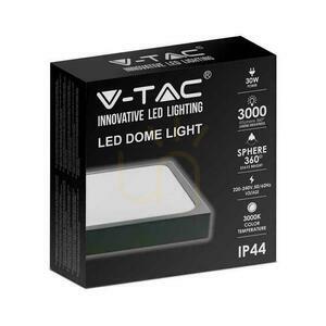 Plafond V-TAC 30W LED Square IP44 42x42cm černý VT-8630B-SQ 3000K 3000lm small 3