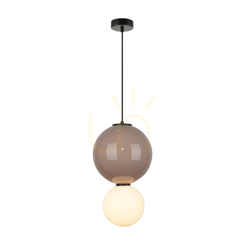 Kontrola Závěsné LED svítidlo Italux Pieve 7W 3000K hnědé PND-95221-1L-BR