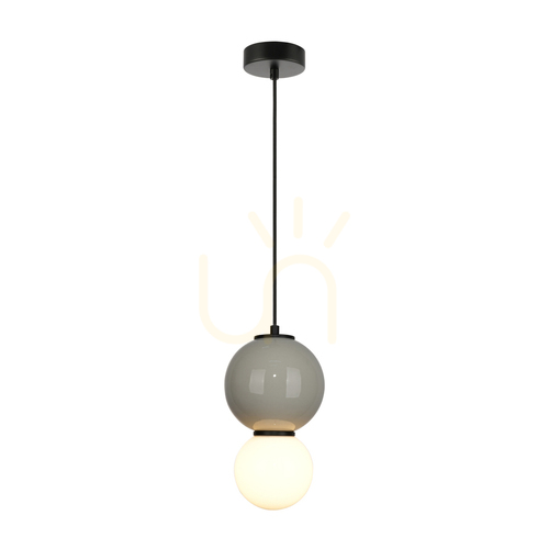 Kontrola Závěsná LED lampa Italux Pieve šedá 5W 3000K PND-95221-1S-GR