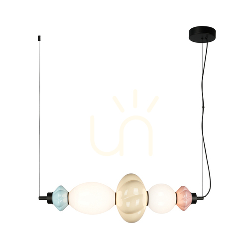 Kontrola Závěsné svítidlo Italux Tordi LED 18 W 3000 K s barevnými prvky PND-94721-2A-MLTI