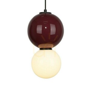 Závěsné LED svítidlo Italux Pieve, vínové, 18 cm PND-95221-1M-PRP small 3