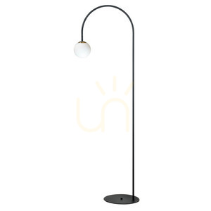 Stojací lampa Zuma Line BOW 1224 černá 1xE14 small 0