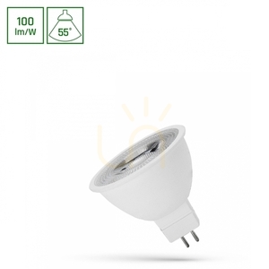 Led Mr16 12 V 4 W Smd 55st Cw se spektrální čočkou small 1