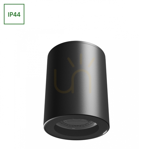 Kontrola Chloe Gu10 Povrchová montáž Gu10 250 V Ip44 70 X90 mm Černá kulatá pevná.