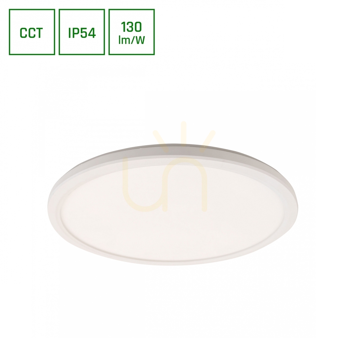 Nymphea Flat Duo 24 W Cct 230 V 120 St Ip54 Fi292 X26 Mm White Round.