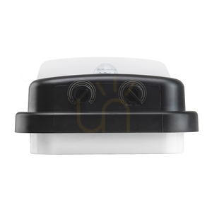 Enigo Led Pir 20 W Nw 230 V 180 St Ip54 300x150x86 Mm Bílá/černá obdélníková fasáda. small 2