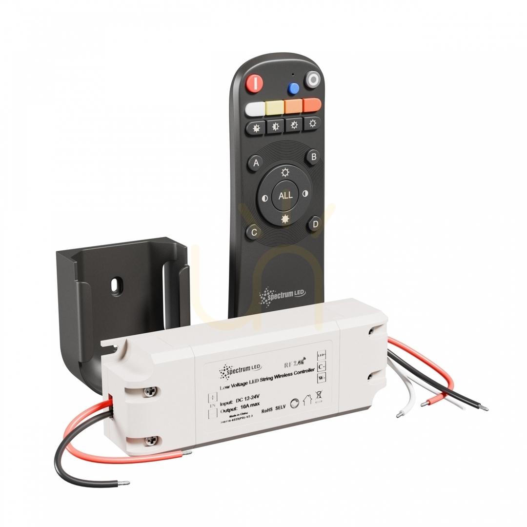Kontrola Sada LED regulátoru 12 V/24 V 120 W/240 W 10 A Cct Dimm Pilot 1 S + rukojeť černá Konekto Mesh Sada LED regulátoru 12 V/24 V 120 W/240 W 10 A Cct Dimm Pilot 1 S + rukojeť černá Konekto Mesh