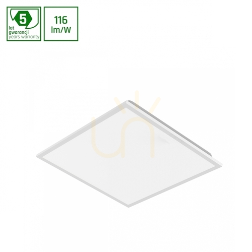 Kontrola Panel podsvícení Algine 40 W Nw 230 V 120 St Ip40 600 X600 X32 Bílá 5 let