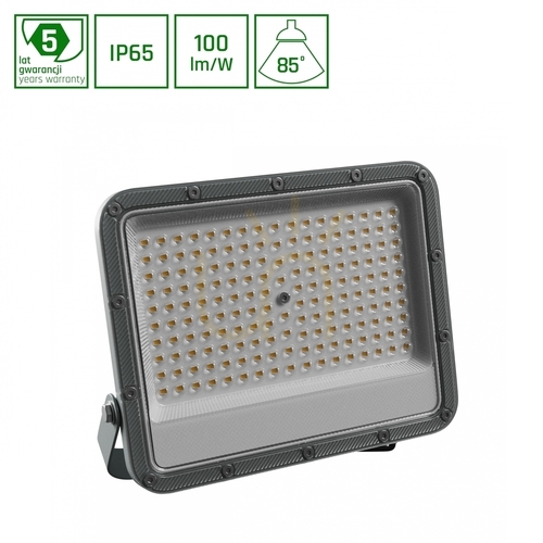 Kontrola Noctis Max 2 reflektor 100 W Nw 230 V 85 St Ip65 264 X218 X35 Mm šedá 5 let záruka