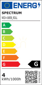 Led Strip Cob 24 V 384 Led 7.8 W/M 600lm/M Nw 5mm Ip20 5m Roll small 3