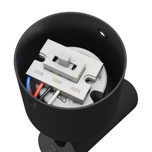 Spot S Svítidlo pro povrchovou montáž 6 W Cct 230 V 30st Ip20 průměr 35x122x184mm černá Záruka 5 let. Spektrum small 4