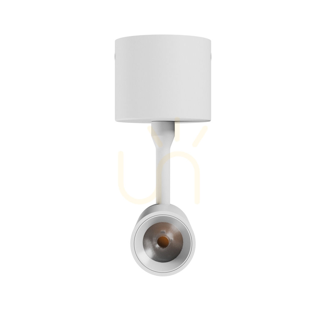 Pohled Spot S Svítidlo pro povrchovou montáž 6 W Cct 230 V 30st Ip20 průměr 35x122x184mm Bílá Záruka 5 let. Spektrum Spot S Svítidlo pro povrchovou montáž 6 W Cct 230 V 30st Ip20 průměr 35x122x184mm Bílá Záruka 5 let. Spektrum