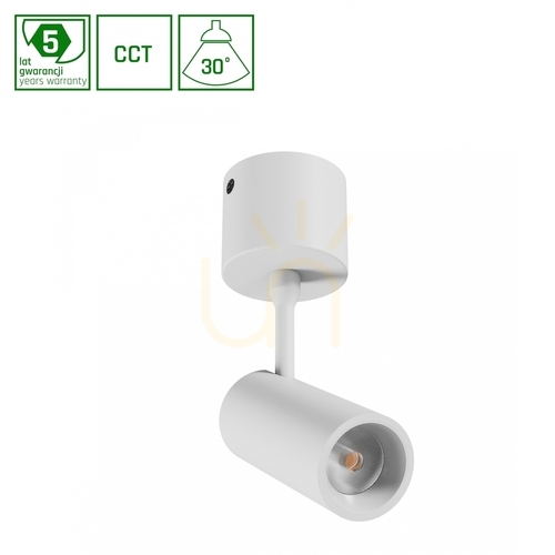 Kontrola Přisazené svítidlo SpectrumLED SPOT M WLD+20017_CCT LED 10 W CCT 30° bílé IP20