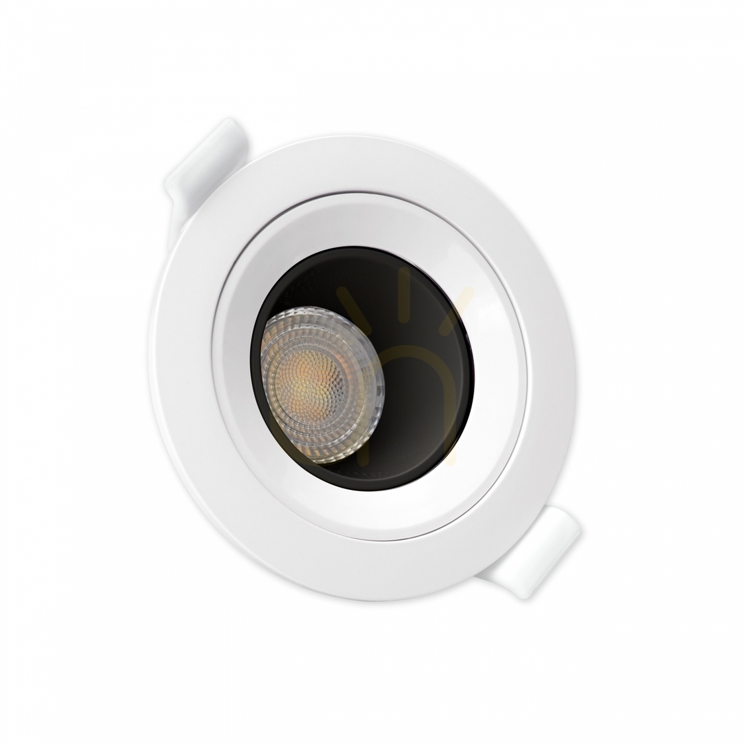 Kontrola Fiale Core Deep Gu10 Ip20 okulár Fi86 X34 mm bílý střed černý kulatý pohyblivý Fiale Core Deep Gu10 Ip20 okulár Fi86 X34 mm bílý střed černý kulatý pohyblivý