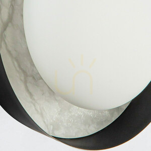 LED nástěnné svítidlo ALONSO - Urban hnědá QUINTIESSE small 6