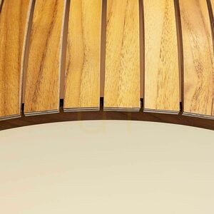 LED stropní svítidlo Quintiesse Barrel, teakovská dýha, Ø 50 cm small 3