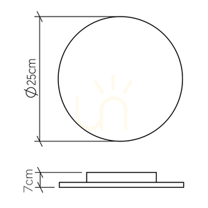 LED nástěnné svítidlo Quintiesse Clean 25 cm – teaková dýha, 3000 K small 2