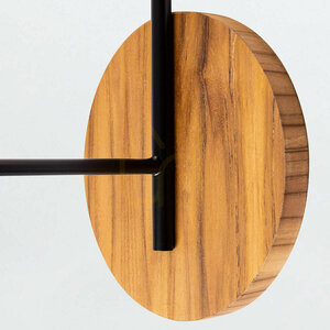 Nástěnné svítidlo Quintiesse Dot GU10 50 cm – teaková dýha small 6