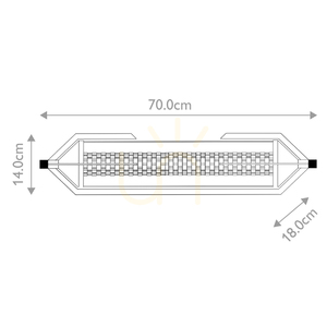 Nástěnné svítidlo ESPADA - Broušené zlato QUINTIESSE small 2
