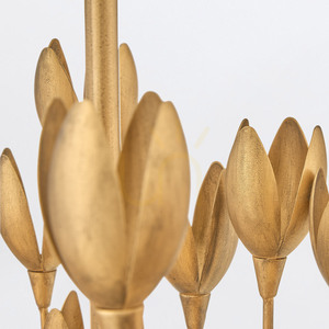 FLORA ostrovní lampa - 10 světelných zdrojů - Oxidované zlato QUINTIESSE 4 FLORA ostrovní lampa - 10 světelných zdrojů - Oxidované zlato QUINTIESSE small 4