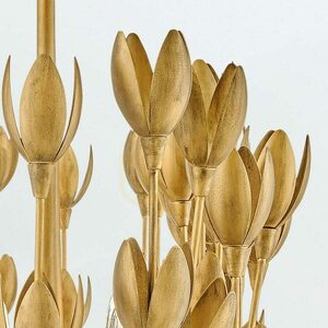 FLORA ostrovní lampa - 10 světelných zdrojů - Oxidované zlato QUINTIESSE 8 FLORA ostrovní lampa - 10 světelných zdrojů - Oxidované zlato QUINTIESSE small 8