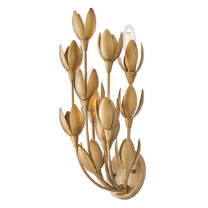 Nástěnné svítidlo FLORA - 3 světelné zdroje - Oxidované zlato QUINTIESSE 1 Nástěnné svítidlo FLORA - 3 světelné zdroje - Oxidované zlato QUINTIESSE small 1