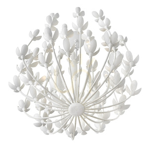 Lustr Quintiesse Flora 6 × E14, bílý, povrch se strukturou omítky small 3