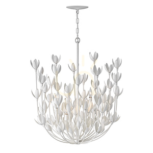 Lustr Quintiesse Flora 6 × E14, bílý, povrch se strukturou omítky small 9