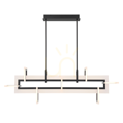 Kontrola Střední ostrovní lampa INIZIO - Matná černá QUINTIESSE