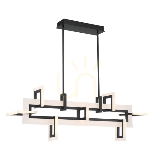 Kontrola Střední ostrovní lampa INIZIO - Matná černá QUINTIESSE
